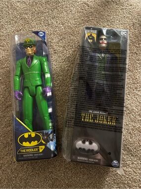 DC The Riddler and The Joker Kids Action Figures BNIB